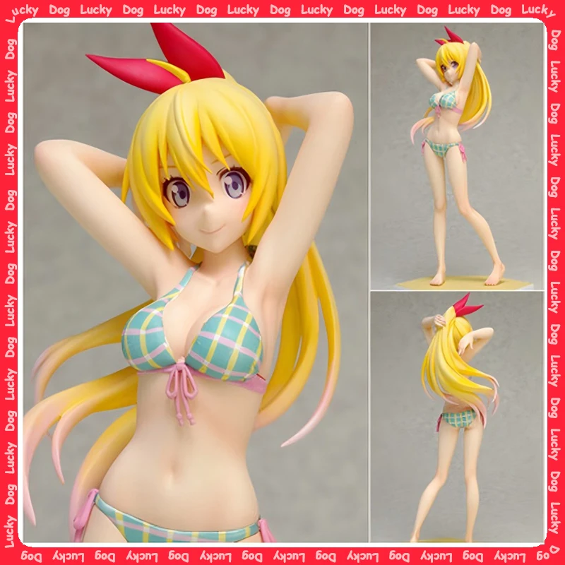 

Nisekoi Kirisaki Chitoge Beach Queens Ver 1 10 Scale Anime Figure 17cm PVC Collectible Model Toy Cute Anime Girl Gift for Fans