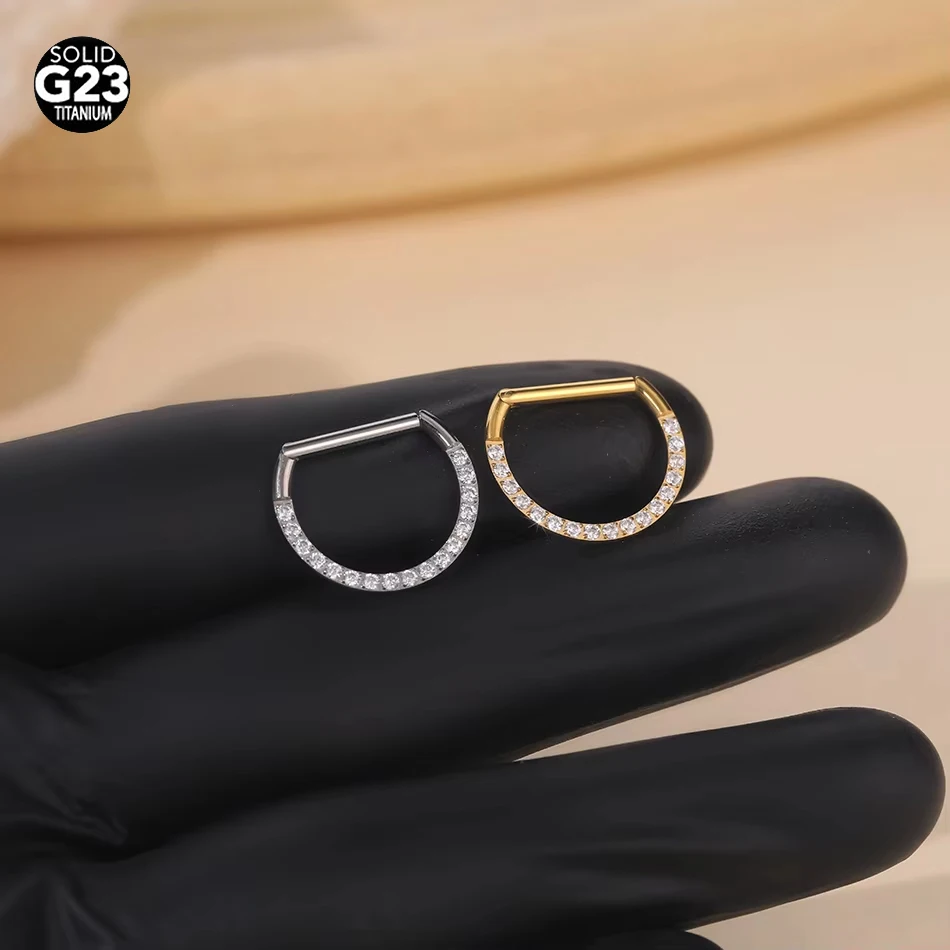 1Pc Titanium D Shap…