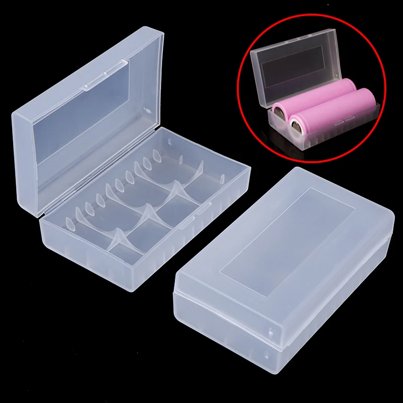 Hot 2PCs Battery Box Case Container For 2*20700 21700 Battery Storage Box Case