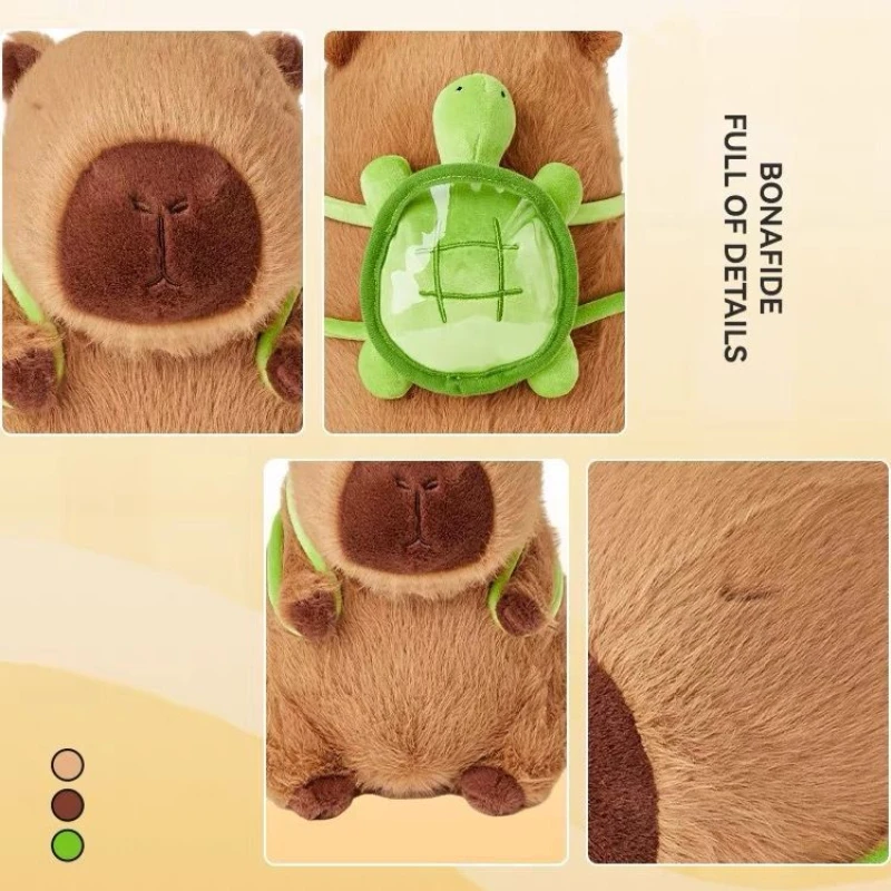 Capybara Plush Keychain Cute Bag Pendant Creatuve Fluffty Animals Keyring Kawaii Stuffed Doll Keychains Birthday Gift 2023 Trend