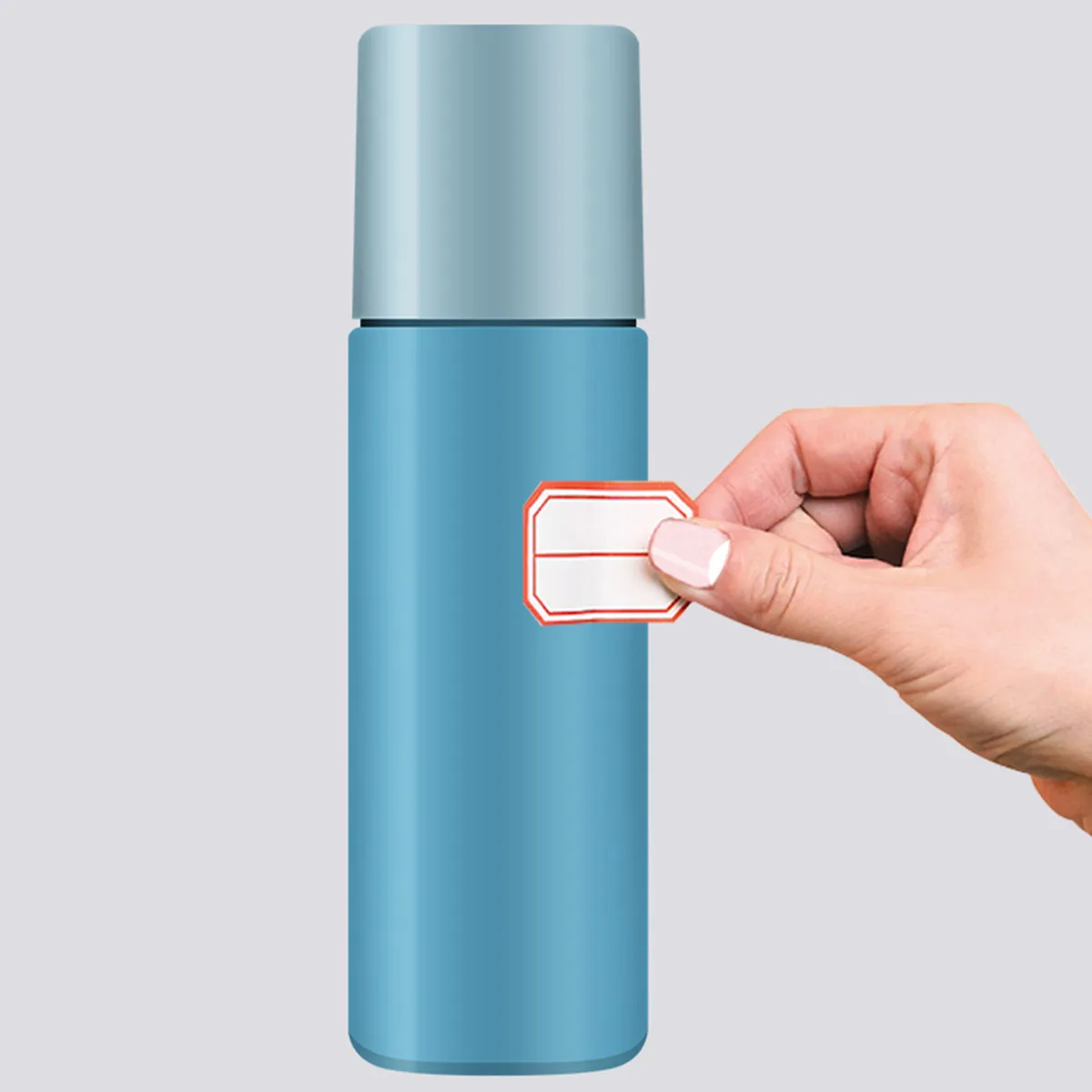 

12 Sheets Self-Adhesive Blank Label Stickers for Price Tagging Naming Organization Classification in Office School Kitchen Store