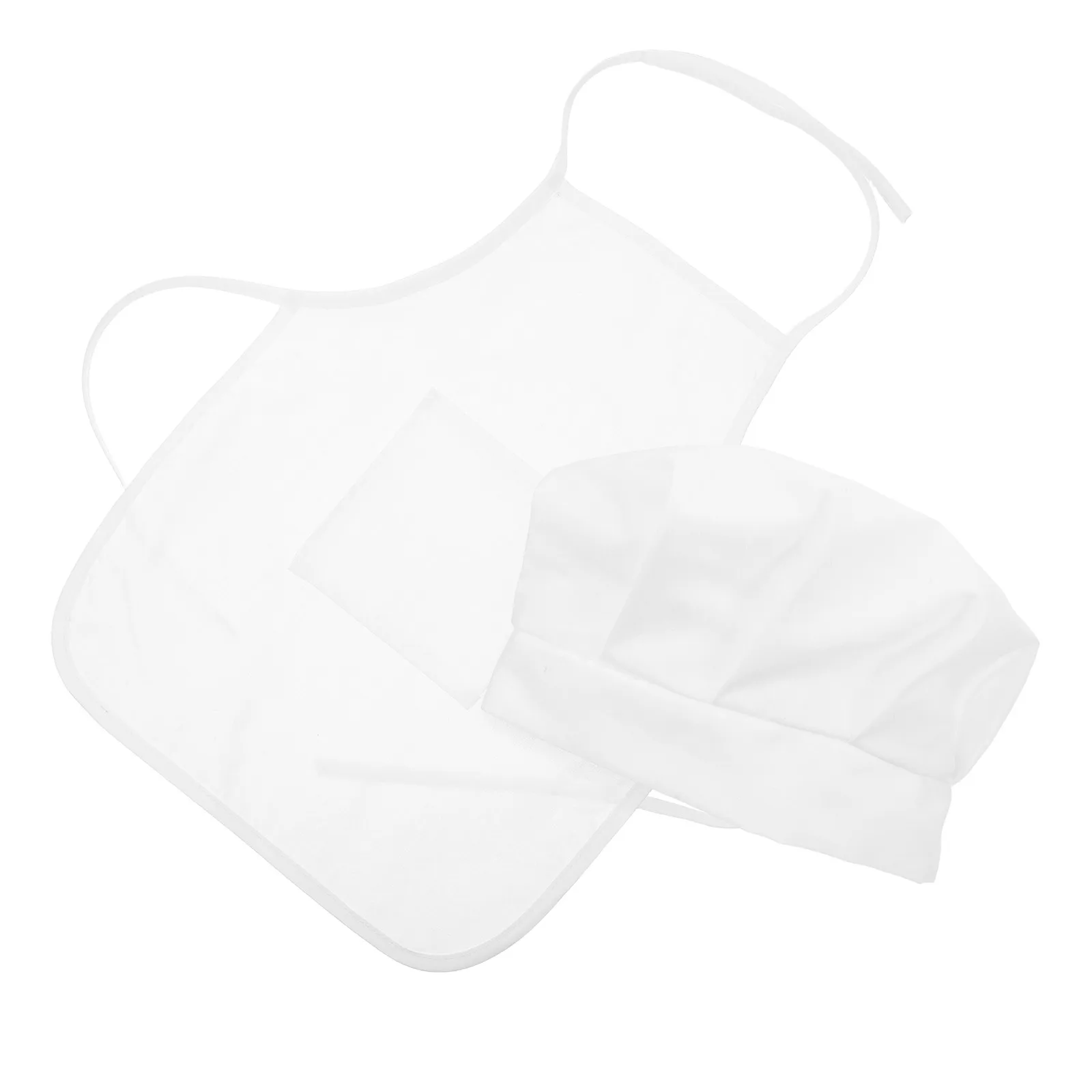 

Chef Hat Set Clothes Newborn Photo Props Cooking Apron Hats for Kids Toddler Boy Girl Infants Wearable Costume