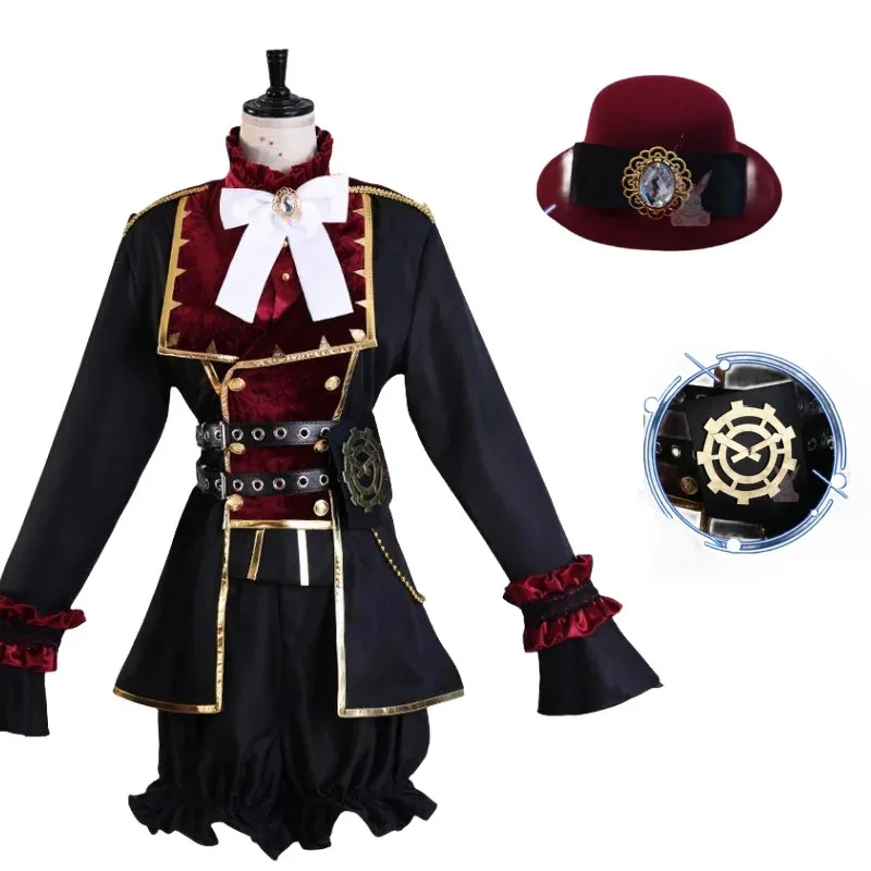zizi 2025 Anime Ensemble Stars Valkyrie Enstars Nito Nazuna Wig Theatre Uniform Cosplay Costume Halloween Party Role Pla