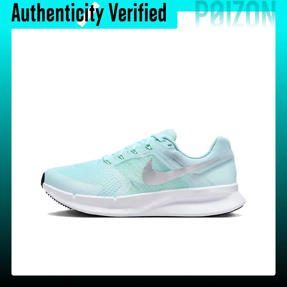 Nike Run Swift 3 Textile, Synthetic Leather Low top Casual Running Shoes Women's Blue Green DR2698-402
