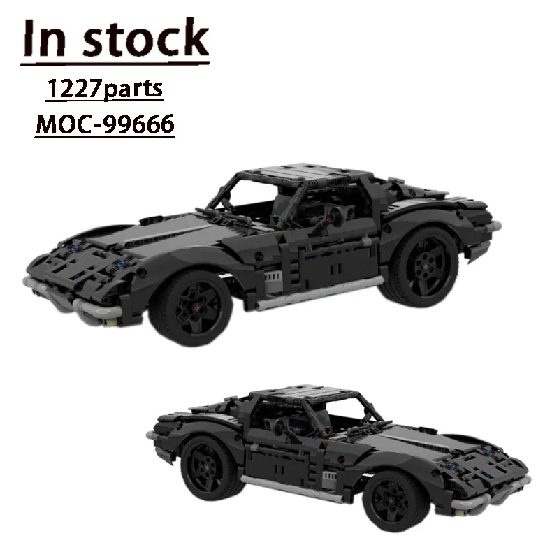 

MOC-99666 Movie Series Supercar 1:11 Scale Assembly Tile Building Blocks Model 1227 Parts Building Blocks Kids Birthday Toy Gift