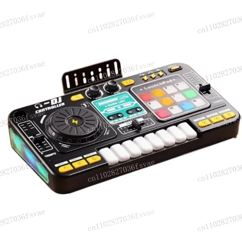 

Children's DJ Turntable Children Simulation Multifunctional DJ Mixer Controller Electronic Organ DJ Player Music