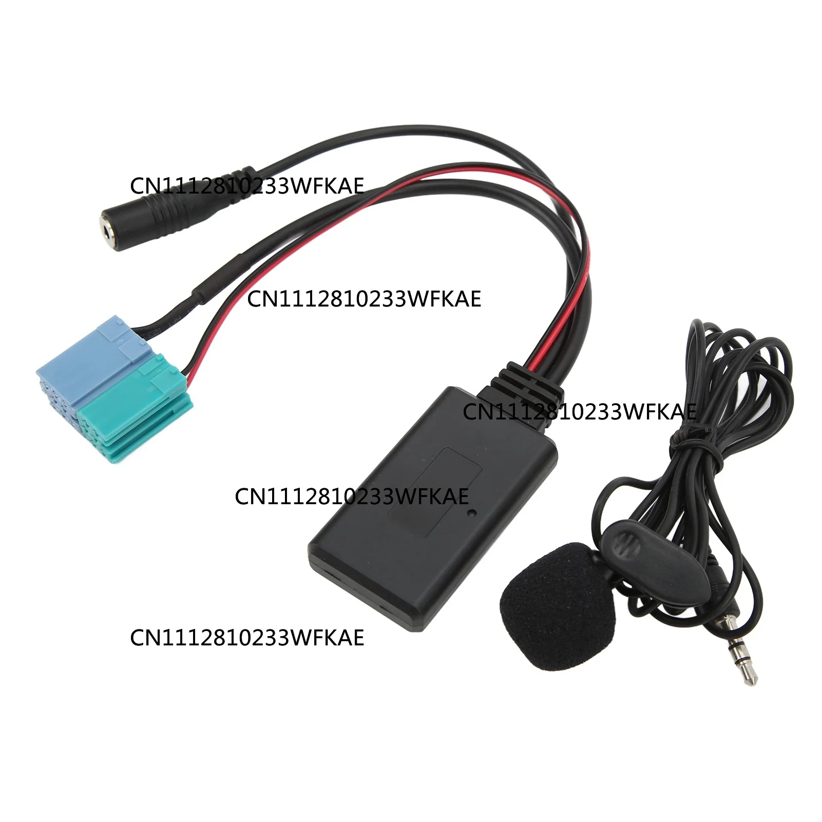 2pcsCar AUX IN Module 6+8 Pin Bluetooth AUX IN Adapter Hands  Microphone Replacement for  Bravo for VISTEON Radio Since 2007