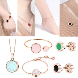 Essential Oil Diffuser Necklace Anklet Stainless Steel Aromatherapy Bracelet Locket Adjustable Brooch for Women Girls