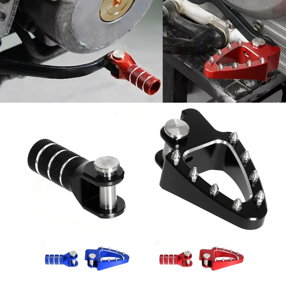 

Рычаг переключения передач и педаль тормоза мотоцикла, алюминиевые аксессуары для Honda XR650L XR 650L 1993 1994 1995-2024, тормозной рычаг, рычаг переключения передач