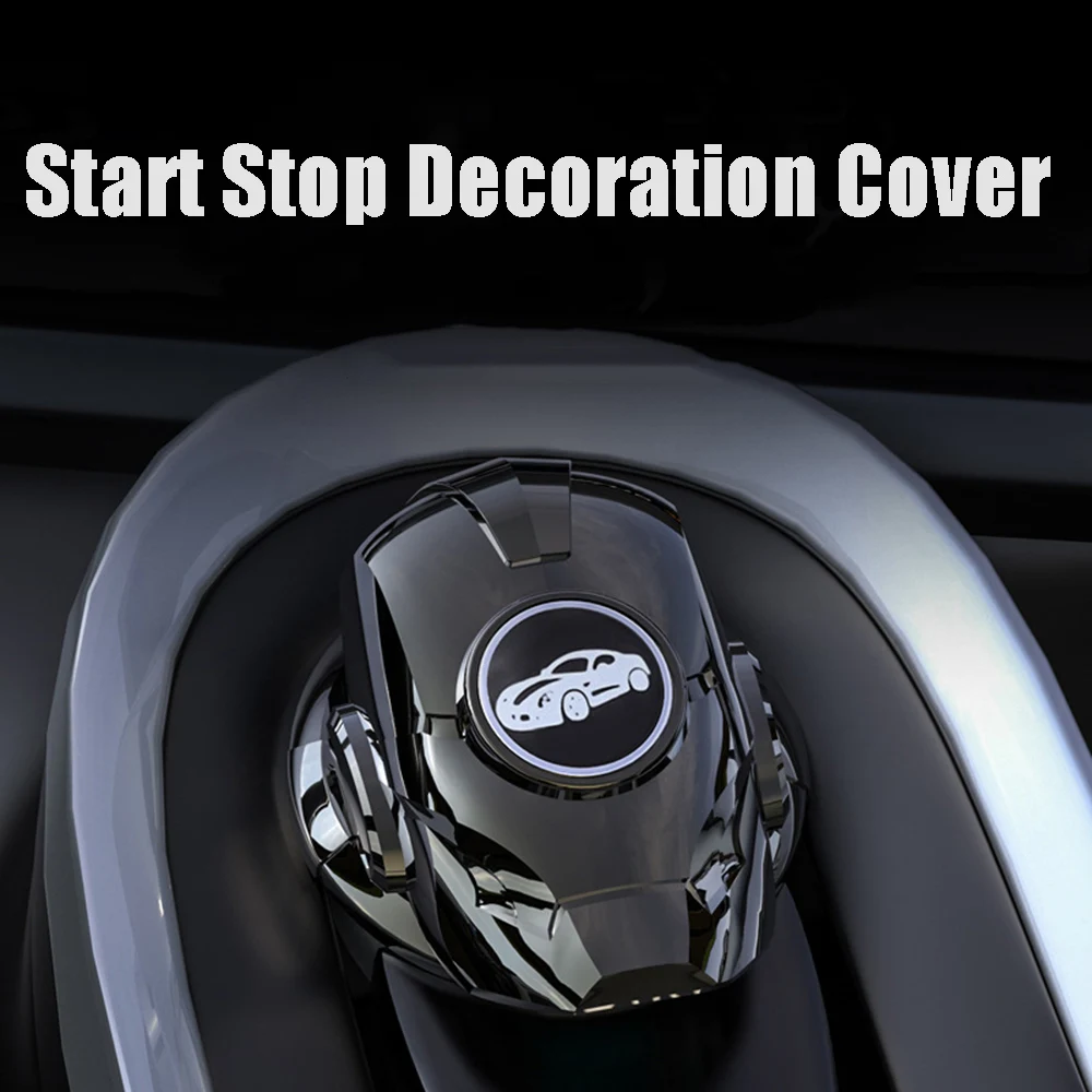 

1Pcs Car Engine Start Stop Button Cover Ignition Switch Protection Cap Interior Decoration Decor Sticker For Cars Motor SUV