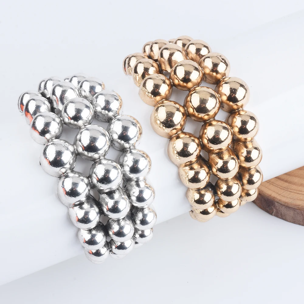 

Новые винтажные панк-браслеты 2026 года: широкие золотые открытые браслеты-манжеты для женщин, индийские этнические украшения-браслеты