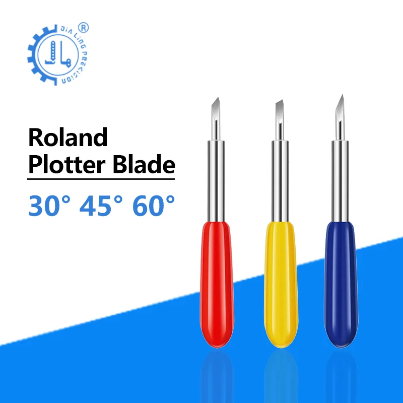 JIALING 10PC Roland Cutter Plotter Blade Letter Engraving Tools Computer Lettering Knife Engraving Bits For Lettering