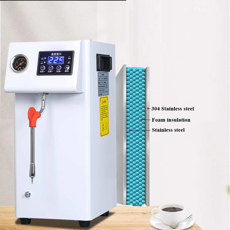 Automatic Milk Foam Machine Commercial Three Fixed Temperature Steam Milk Foam Machine for Coffee Milk Tea Milk Foam