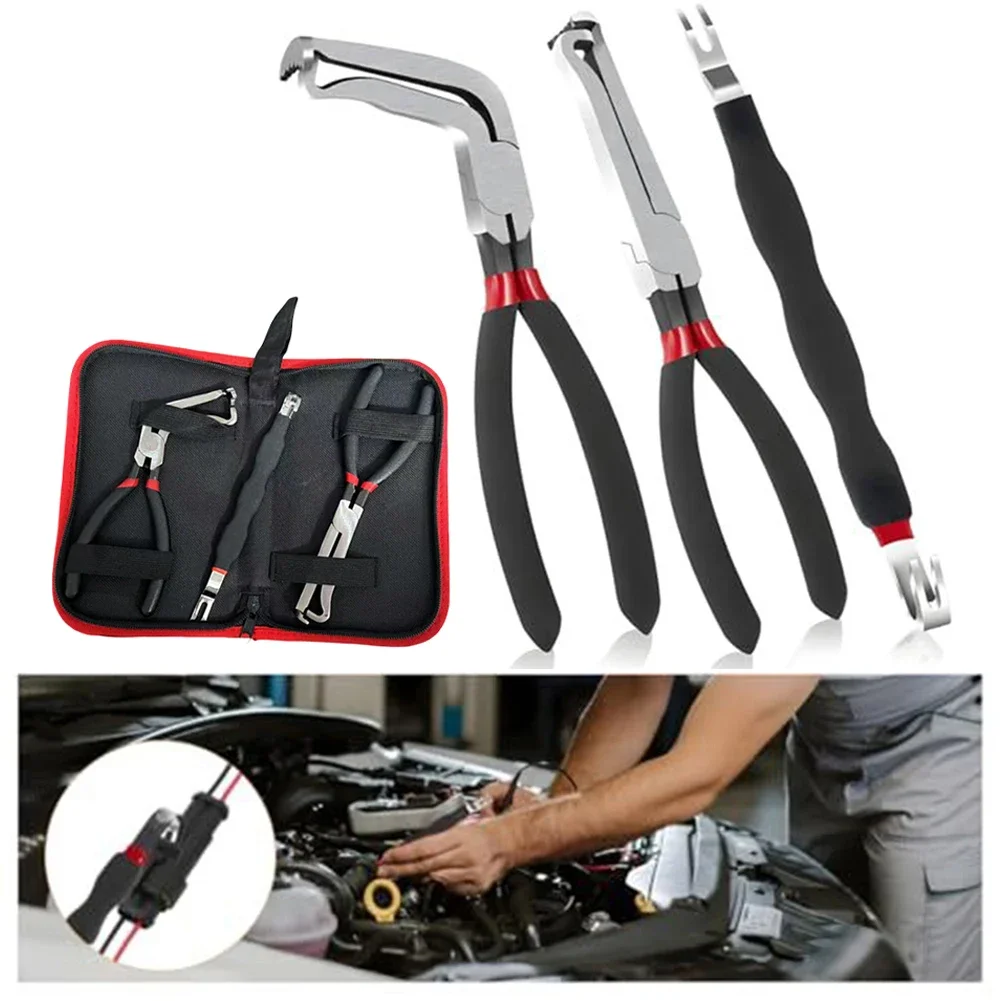 

3PC Electrical Disconnect Pliers 60 Degree Electrical Connector Separator Wiring For Hand Tools Accessory In Stock Wholesale