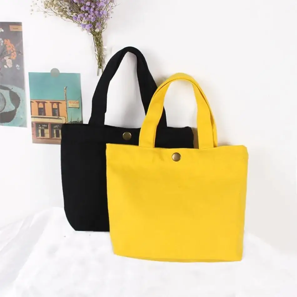 

1 Pcs Women Black White Simple Shoulder Canvas Bag Fashion Solid Color Canvas Bag With Harajuku Female Tote Shopping Men