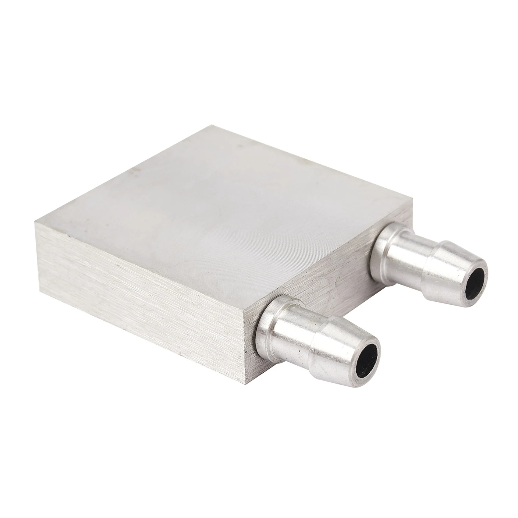 

3X Primary Aluminum Alloy Water Cooling Block 40X40mm For Liquid Water Cooler Heat Sink System Silver Use-ABIU