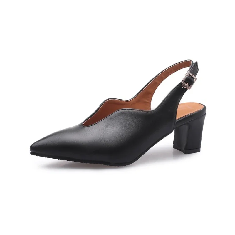 

Женские туфли-лодочки на высоком каблуке 2020 см, кожаные сандалии с острым носком для офиса, женские свадебные туфли, очень маленькие и большие размеры 28-46 19-12, 5,5