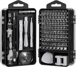 Precision Screwdriver Set 115 in 1 Electronic Repair Hand Tools Micro Magnetic Drill Bits for iPhone PC Mac DIY Game Console