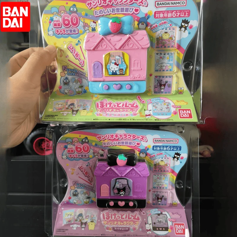 Bandai Sanrio Hellokitty Kuromi Tamagotchi Toy Kawaii Anime Figur Collectible Pet Machine Birthday Gift for Friends