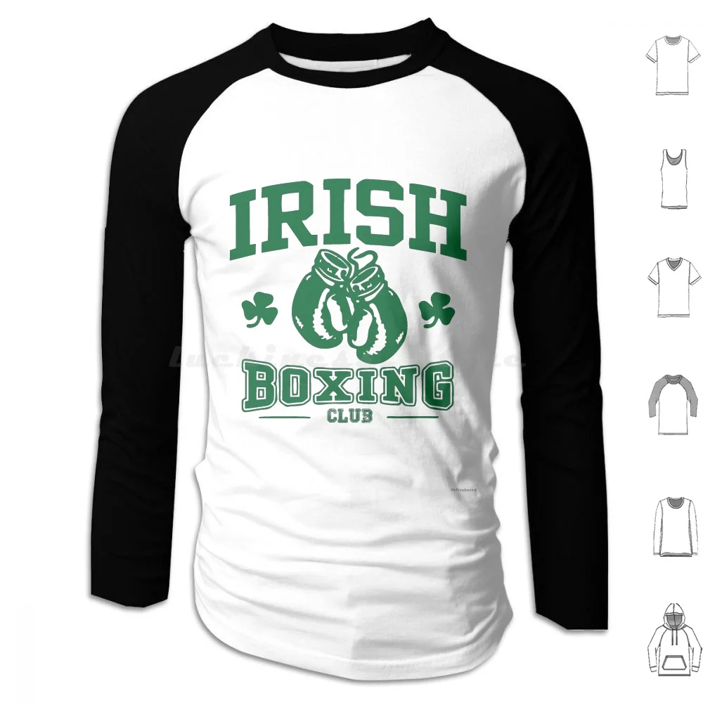 

Irish Boxing Club Hoodie cotton Long Sleeve Boxing Irish Ireland Conor Mcgregor Fight Fighter Conor Mcgregor Fighting