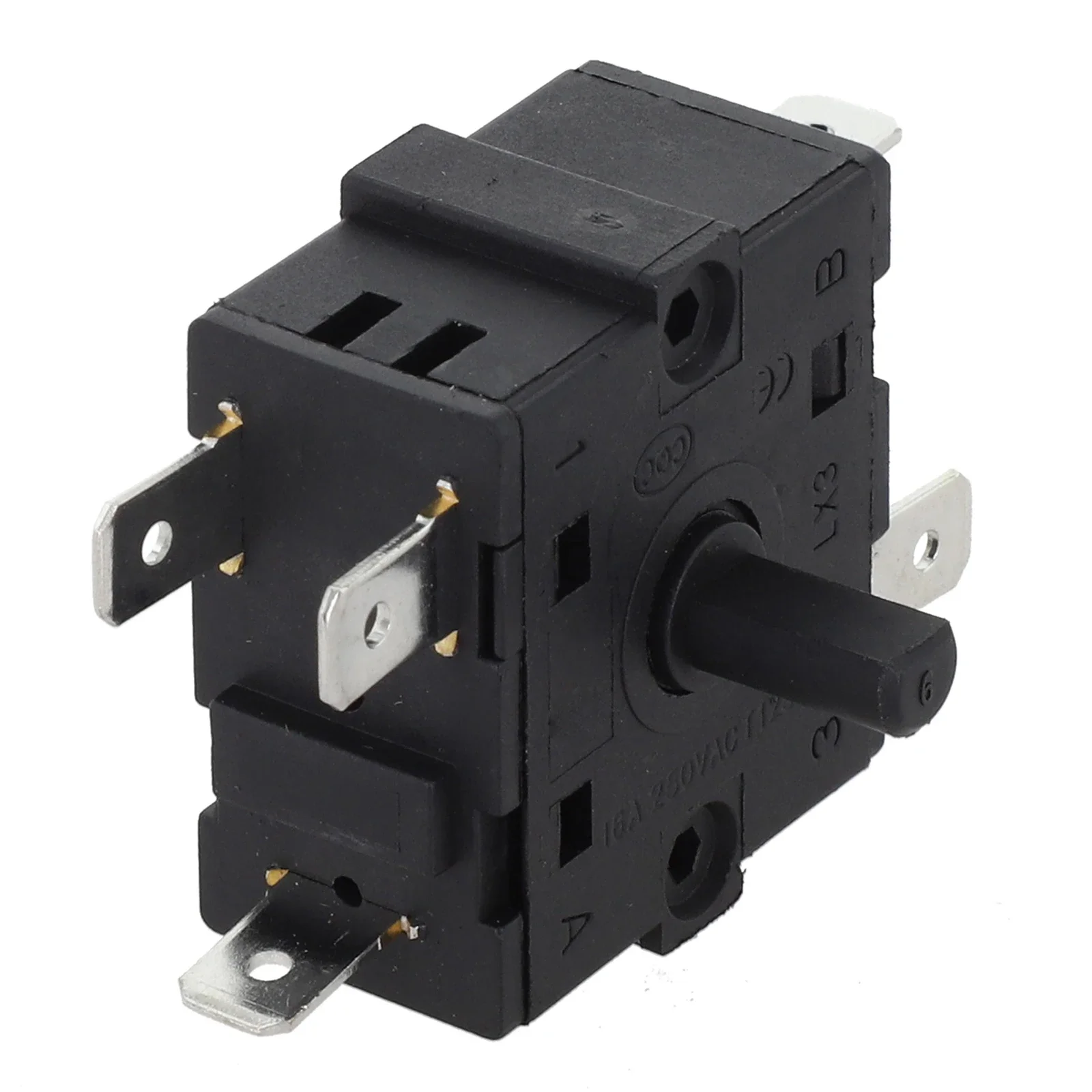 3-pin Switch Gear Adjustment Switch Electric Heater Compatible Timer Switch For Electric Stoves 4cm approximately Home Heating