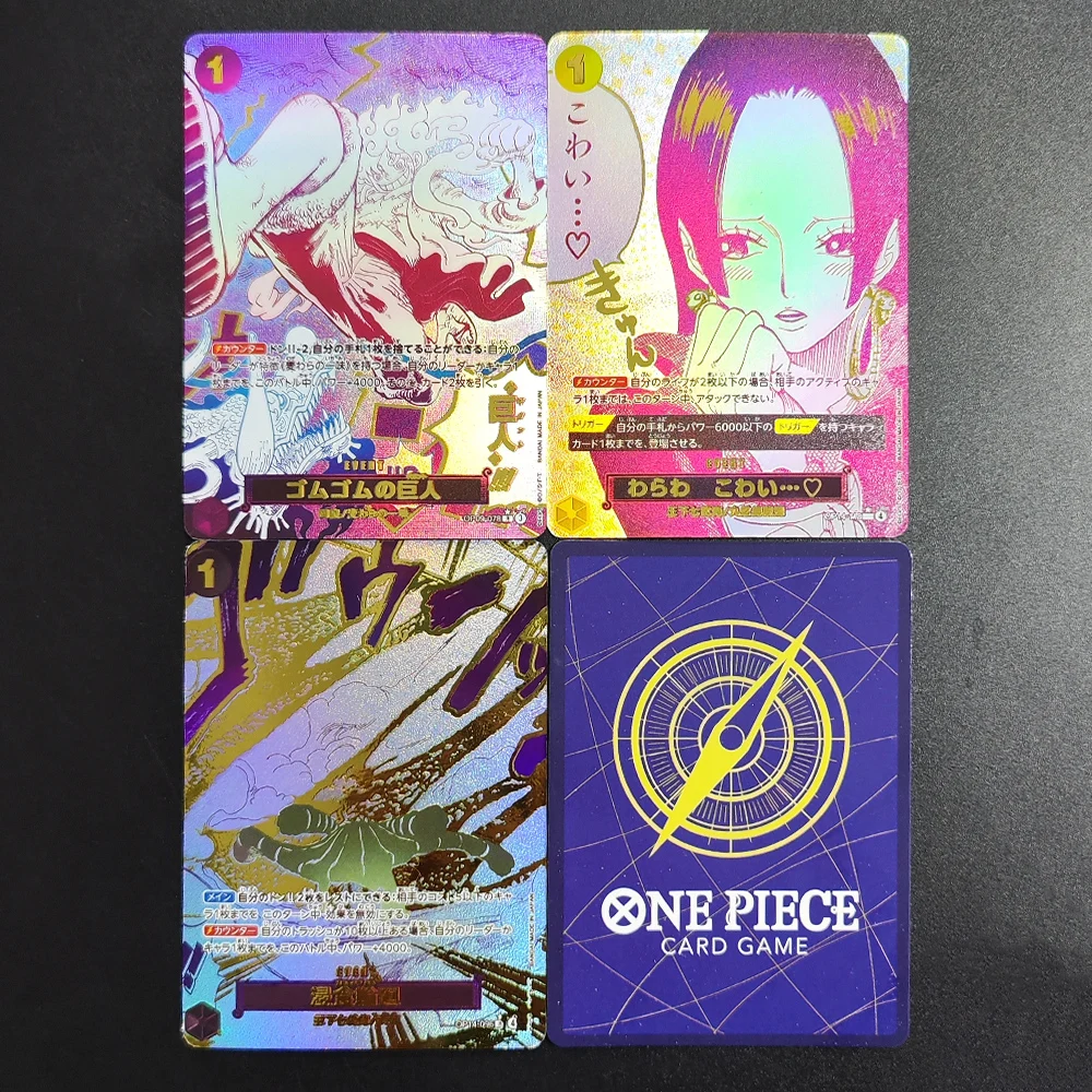

Self Made Proxy PTCG One Piece Japanese Gum-Gum Giant Ground Death OP14-096 You'll Frighten Me OP14-118 Collection Card Toy