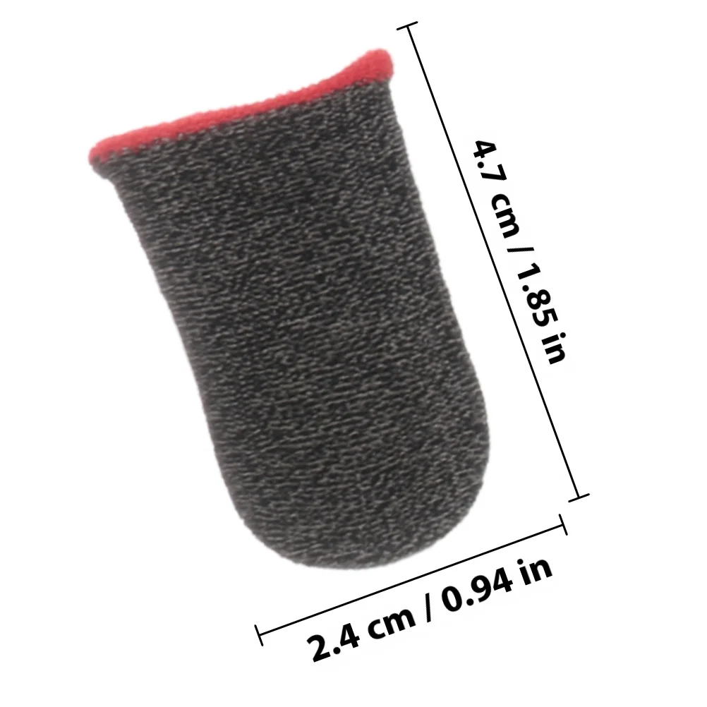 8 أزواج من أغطية الأصابع الواقية الرقيقة القابلة للتنفس للألعاب سريعة الاستجابة وواقيات الأصابع المريحة #4