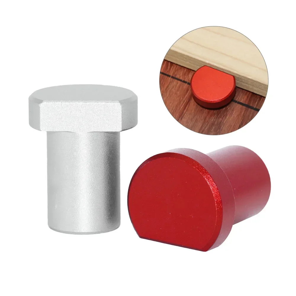 Bench Dogs Workbench Peg Brake Stops Table Workbench Positioning Planing Plug Aluminum Alloy Bench Dogs for 19mm/20mm Dog Hole