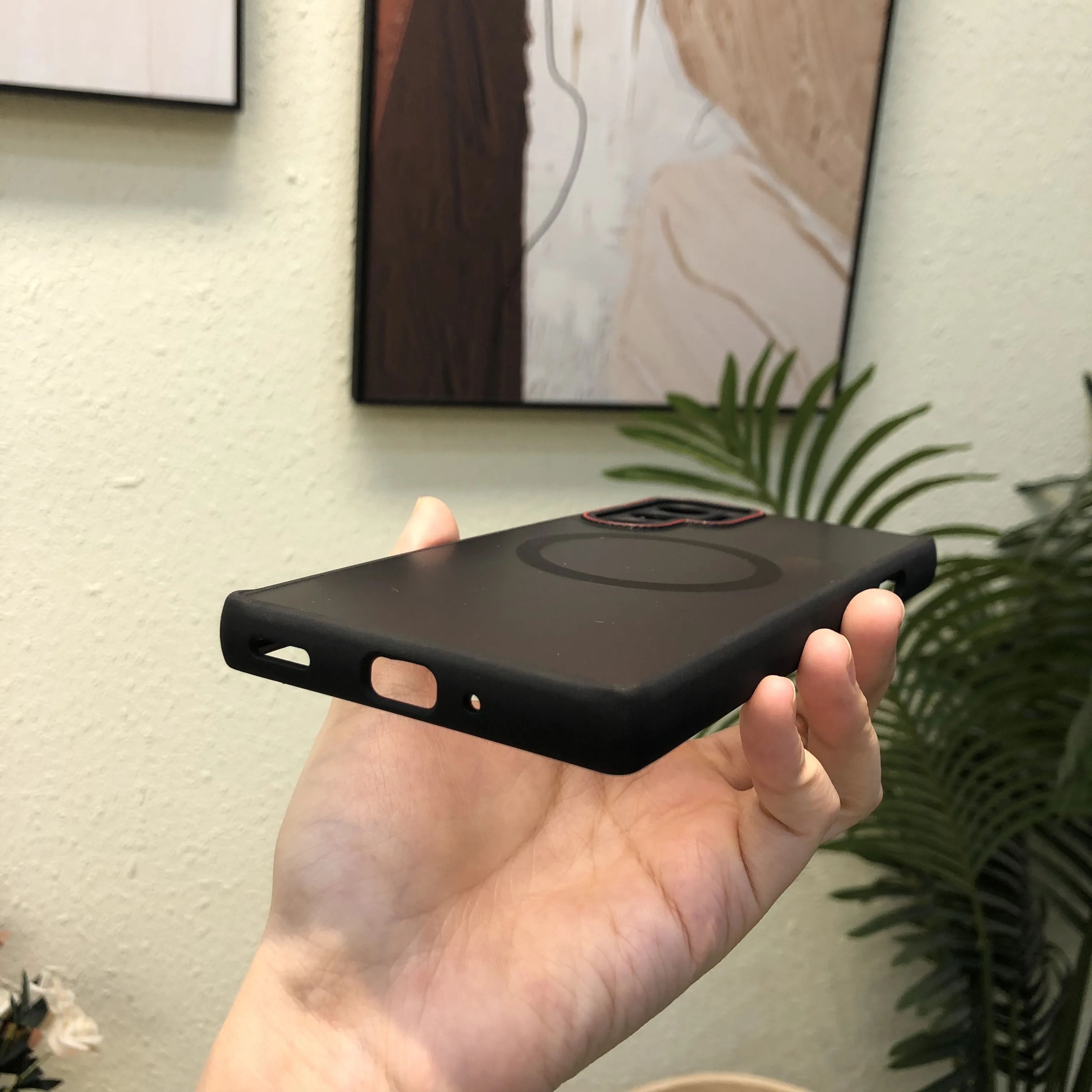 حافظة لهاتف ZTE Nubia Red Magic 10 10S 9 9S Pro Plus غطاء خلفي فاخر غير لامع مغناطيسي Magsafe لهاتف شحن لاسلكي