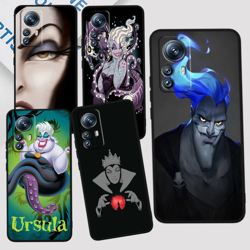 Maleficent Usula Disney For Xiaomi Mi 14 13T 13 12T 12 11T 11i 11 10T 10 Pro Lite Ultra 5G Black Back Phone Case