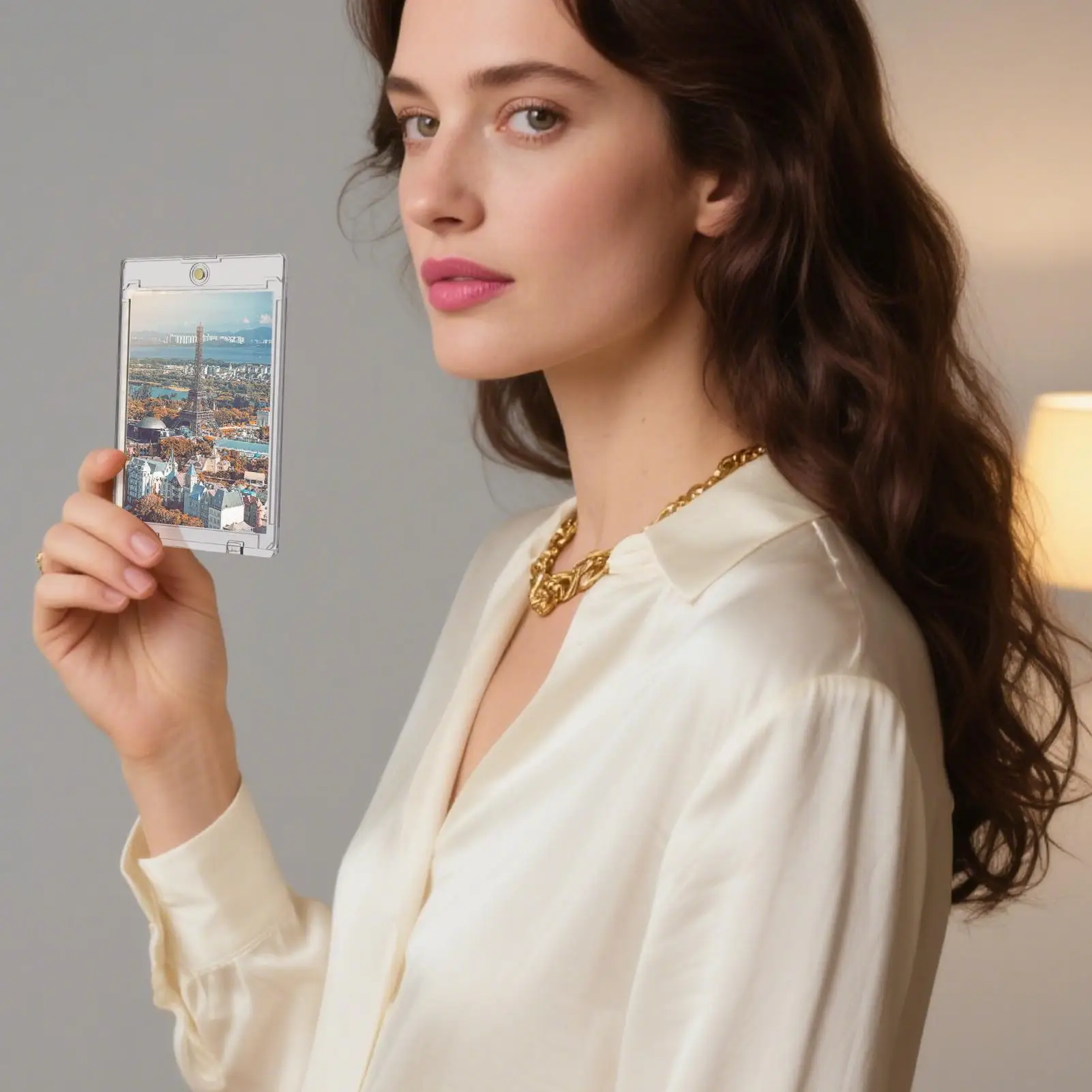 

Чехол для бейсбольных карт, прозрачные магнитные рукава для спортивных карт, аксессуары для кортов для транспортировки, брелок для хранения, витрина