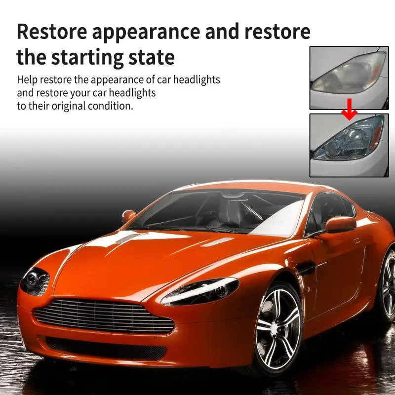 Car Headlight Polishing Paste Car Light Polisher Cleaning Paste Professional Headlight Restore Brightener Headlamp 60ml