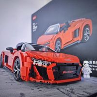IN STOCK Technical 1:14 MOC City Sport Racing car Model R8 Spyder 1440pcs Building Blocks Bricks Toys For Children Xtmas Gifts