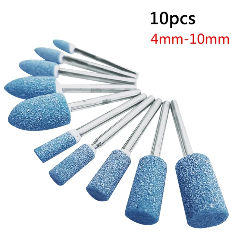 

RMWIN-10Pcs Polishing-Head Wheel-Head Abrasive Mounted For Dremel-Rotary Power Tool Electric Grinding Stone Dremel-Accessories