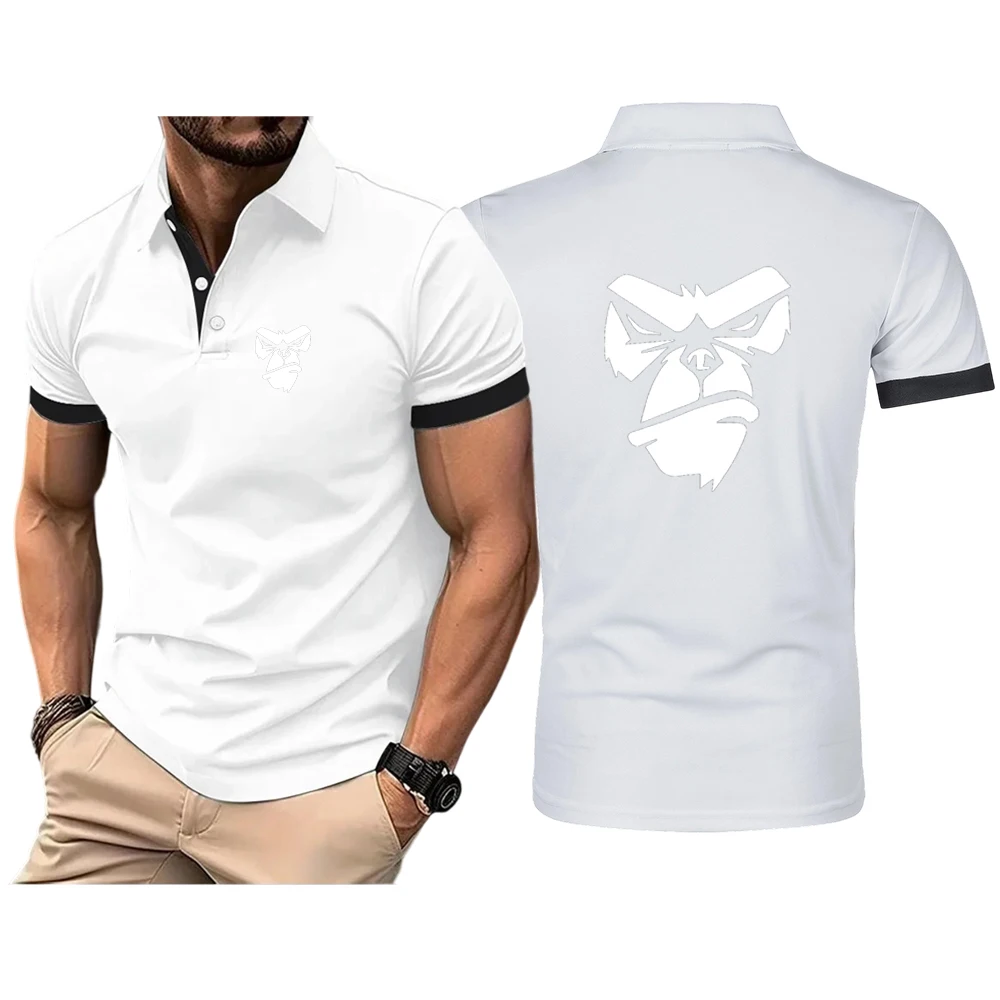 Men's Hajime No Ippo Kamogawa Boxing Gym High Quality Polo Shirt Custom Printing Logo Shirt Breathable Lapel Top T-shirt