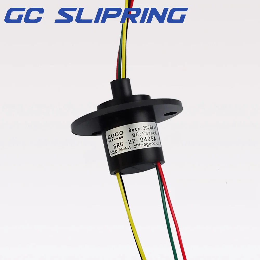 Slip ring collector ring electric slip ring electric brush carbon brush rotating joint 4wire 5A current