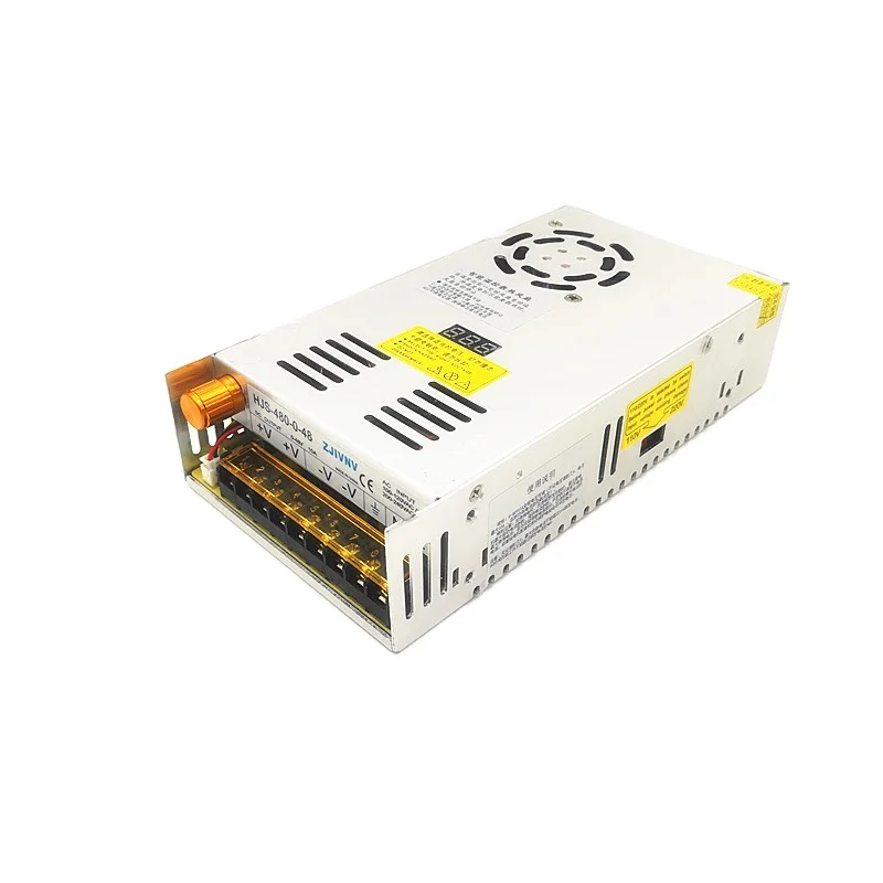 

480W digital display switching power supply, adjustable 0-48V DC output 10A limit viewership of HJS-480-0-48