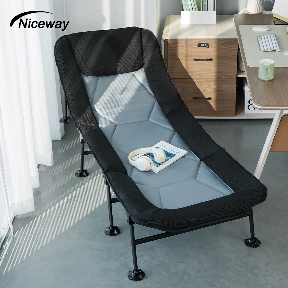 Portable Outdoor Adjustable Angle Camping New Stylish Folding Bed