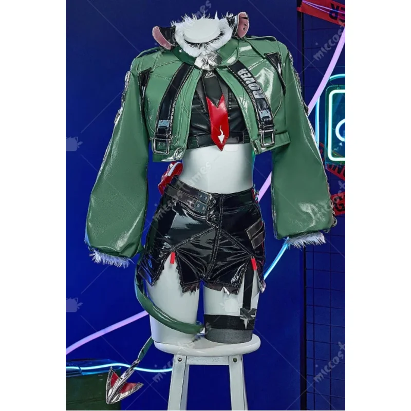 25COSWomen's Doe Cosplay زي سترة وسراويل سترة مع آذان حقيبة الخصر