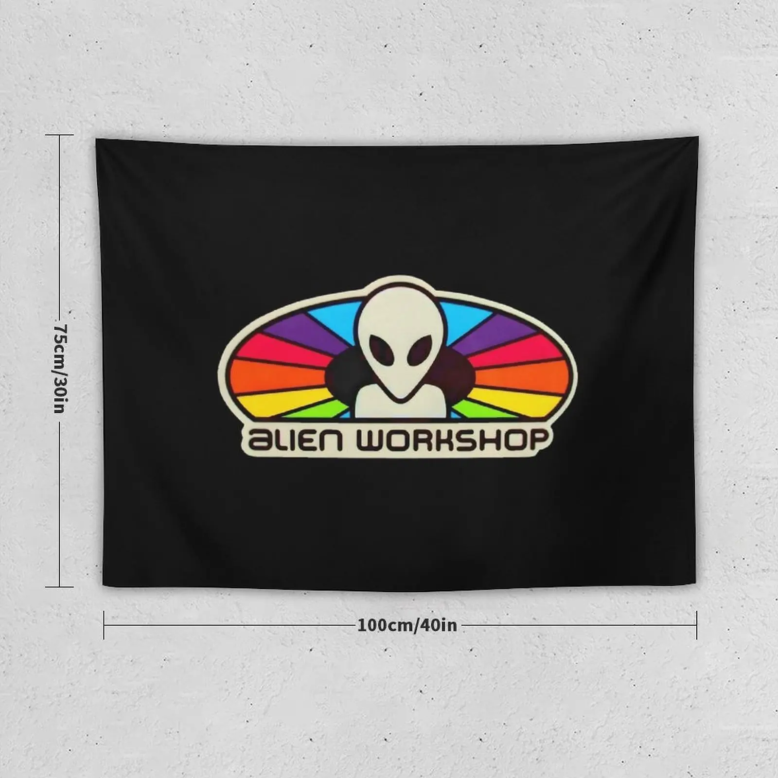 popular alien workshop colorful logo Essential Tapestry Bed Room Decoration Room Decorator Wall Decor Tapestry