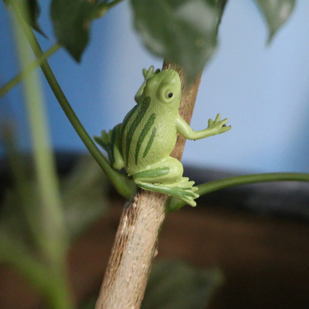 Petite Mini figurine jouets amusants animaux jouets réaliste grenouille figurines colorées assorties grenouilles modèle jouets