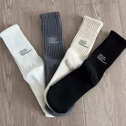 Cotton Letter Socks Men and Women Sports Breathable New Designer Crew Socks Autumn Winter Solid Casual Skateboard Hiphop Sock