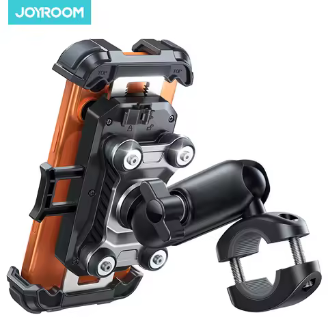 Joyroom Motorcycle Phone Holder Mount with Vibration Dampener Universal Bike Phone Holder for Bicycle Scooter ATV/UTV JR-ZS498S