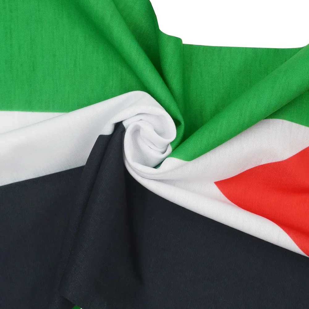 YIXIN Palestinian Keffiyeh Bandanas Palestine Arabia Flag Pattern Headwear Neck Gaiter Warmer West Asia National Flag Face Band