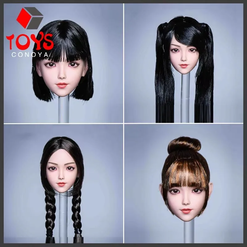 YMTOYS YMT053 1/6 Scale Model Headsculpt Hair Transplant Little Loli Fit 12