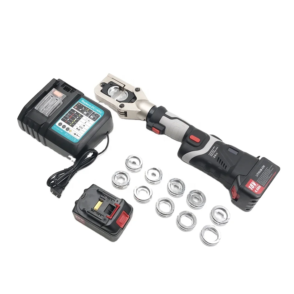 ES-60UNV Electric Hydraulic Crimping Tool 6T Battery Powered 3 in 1 Cable Cutting Crimping Punching Tool