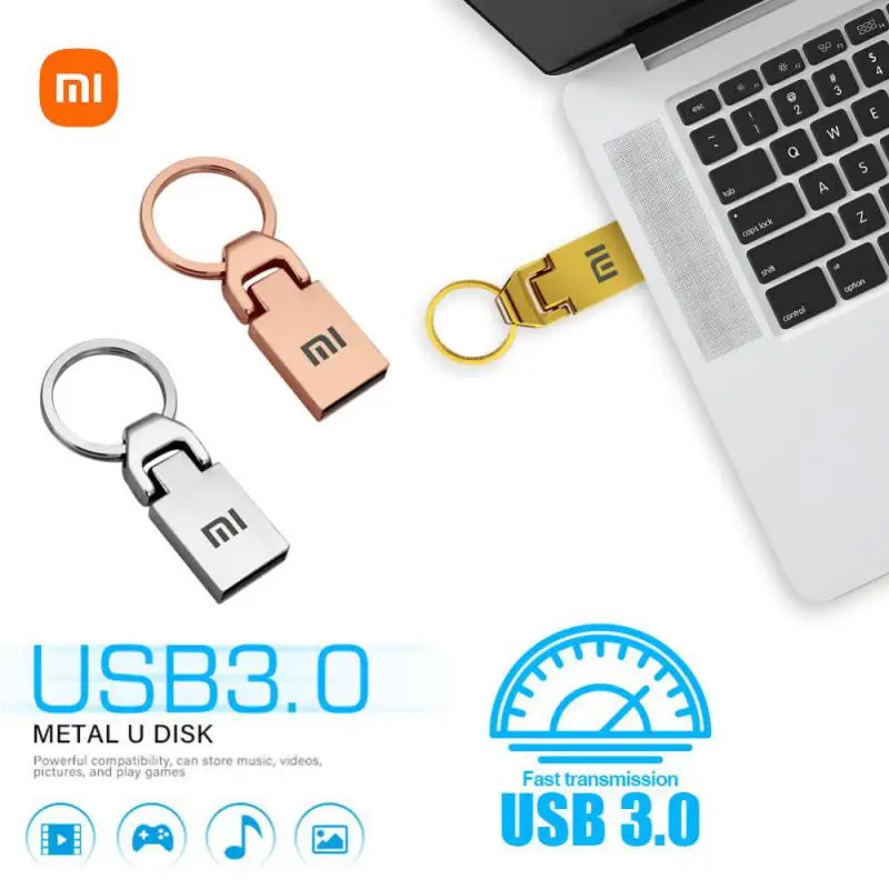 Xiaomi USB3.0 Flash Drive 1TB 512GB 256GB 2TB Pen Drive Memory Stick 128GB Usb Drive Metal U Disk Mini Pendrive External Storage