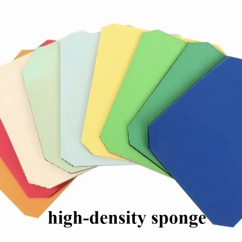0.3/0.4/0.6/1.0mm Table Tennis Sponge High-density Ultra Thin & Light Beige Blue Ping Pong Sponge for Table Tennis Rubber 1/2pcs