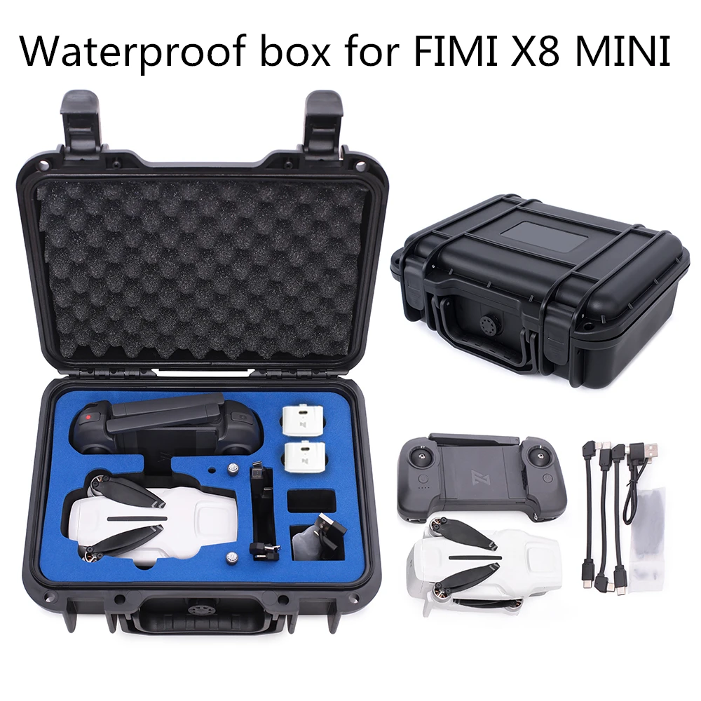 

Waterproof Storage Box For FIMI X8 MINI Drone Travel Storage Carrying Case Hard Case Box Accessory