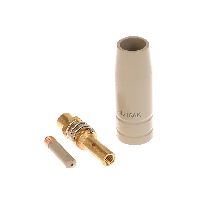 3Pcs/Set 0.8/1.0/1.2mm MIG Torch Gas Nozzle Tip Holder Of 15AK MIG MAG Welding Torch New Coating Protection Nozzle